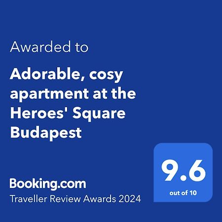 Adorable, Cosy Apartment At The Heroes' Square Budapest Luaran gambar